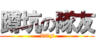 蹲坑の隊友 (WTF)