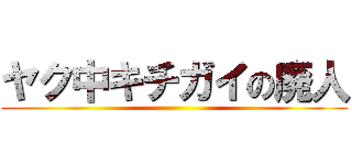 ヤク中キチガイの廃人 ()