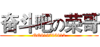 奋斗吧の荣哥 (QQ819795812)