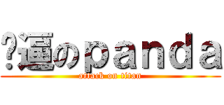 傻逼のｐａｎｄａ (attack on titan)
