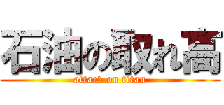 石油の取れ高 (attack on titan)