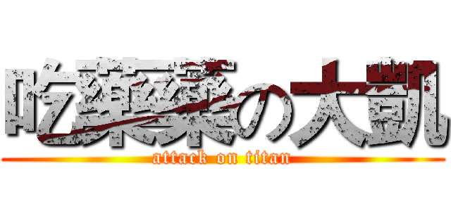 吃藥藥の大凱 (attack on titan)