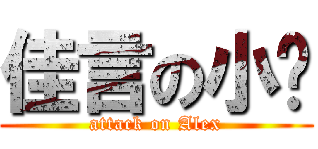 佳言の小屌 (attack on Alex)