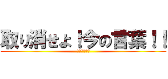 取り消せよ！今の言葉！！ (白ひげは敗北者)