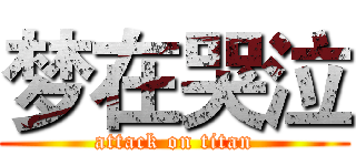 梦在哭泣 (attack on titan)