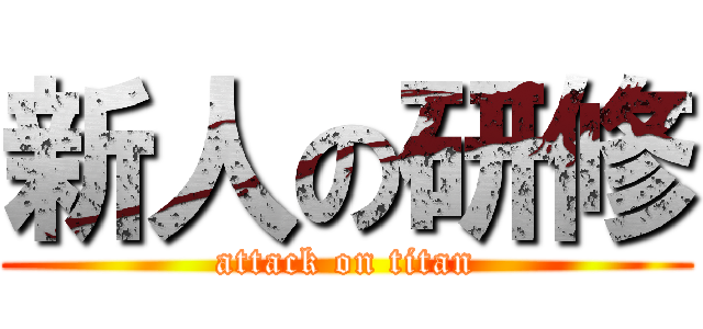 新人の研修 (attack on titan)
