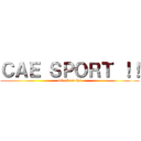 ＣＡＥ ＳＰＯＲＴ ！！ (attack on fat)