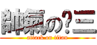 帥氣の喵三 (attack on titan)
