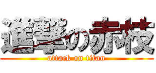 進撃の赤枝 (attack on titan)