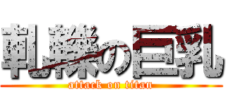 軋轢の巨乳 (attack on titan)