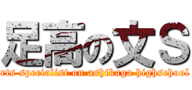 足高の文Ｓ (arts specialist on ashikaga highschool )