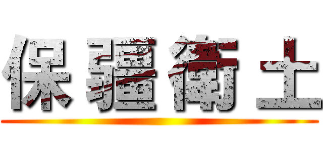 保 疆 衛 土 ()