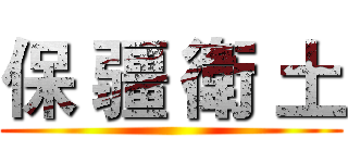 保 疆 衛 土 ()