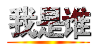 我是谁 ()