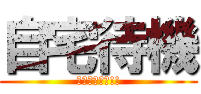 自宅待機 (雨降りすぎィ!!)