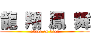 龍 翔 鳳 舞 (attack on titan)