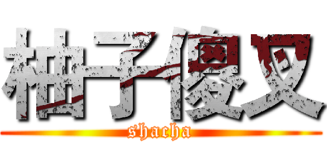 柚子傻叉 (shacha)