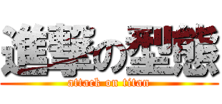 進撃の型態 (attack on titan)