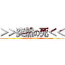 ＞＞突然の死＜＜ (totsuzennoshi)