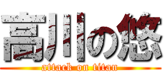 高川の悠 (attack on titan)