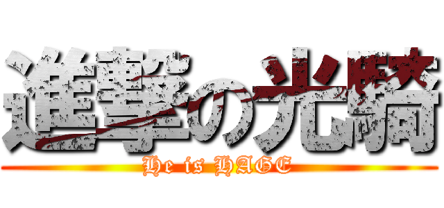 進撃の光騎 (He is HAGE)