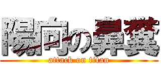 陽向の鼻糞 (attack on titan)