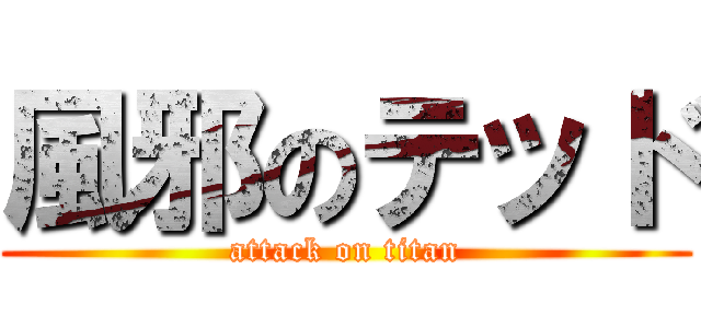 風邪のテッド (attack on titan)