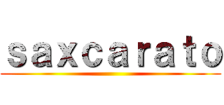 ｓａｘｃａｒａｔｏ ()