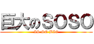 巨大のＳＯＳＯ (IS SO BIG)