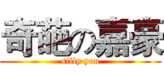 奇葩の嘉豪 (silly you)