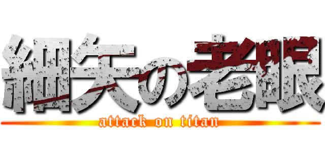 細矢の老眼 (attack on titan)