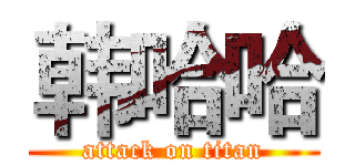 韩哈哈 (attack on titan)