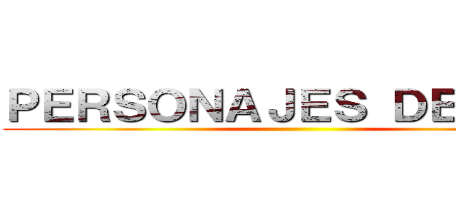 ＰＥＲＳＯＮＡＪＥＳ ＤＥ ＳＮＫ ()