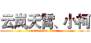 云岚天霄、小柯 (attack on titan)