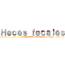 Ｈｅｃｅｓ ｆｅｃａｌｅｓ (YA TUH SAH)