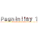 Ｐａｇｎｉｎｉｌａｙ １ (Akademikong Pagsusulat)