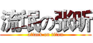 流氓の张昕 (attack on titan)