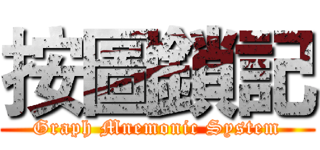 按圖鎖記 (Graph Mnemonic System)