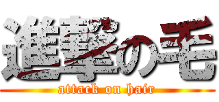 進撃の毛 (attack on hair)