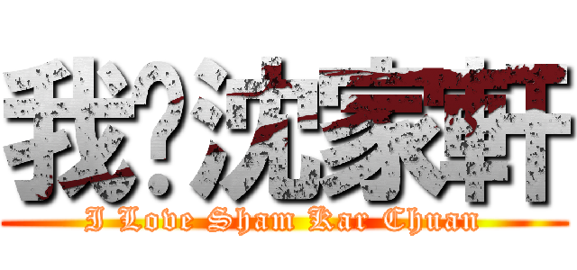 我爱沈家軒 (I Love Sham Kar Chuan)