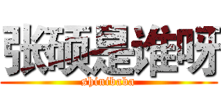 张硕是谁呀 (shinibaba)