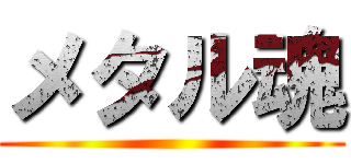 メタル魂 ()