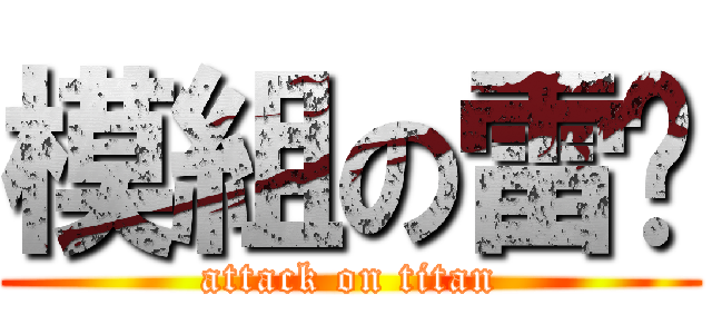 模組の雷燚 (attack on titan)