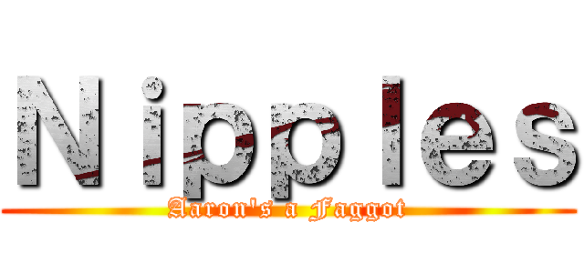 Ｎｉｐｐｌｅｓ (Aaron's a Faggot)