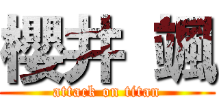 櫻井 颯 (attack on titan)