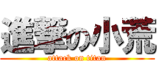 進撃の小荒 (attack on titan)