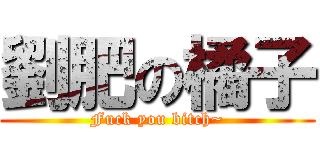 劉肥の橘子 (Fuck you bitch~)