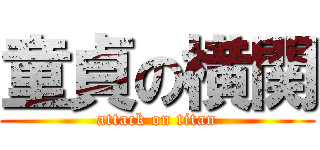 童貞の横関 (attack on titan)