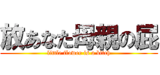 放あなた母親の屁 (little flower is a bitch)