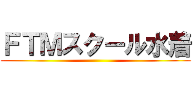 ＦＴＭスクール水着 ()